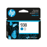 Cartucho de Tinta HP 938 Cian Original 4S6X5PL