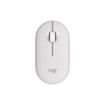 Logitech Pebble Mouse 2 M350S color blanco bluetooth inalámbrico 910-007047