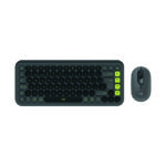 Logitech Pop Icon Combo teclado y mouse grafito y verde 920-013052