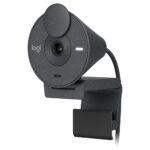 Logitech BRIO 300 cámara web 1080p corrección de iluminación automática grafito USB-C 960-001413