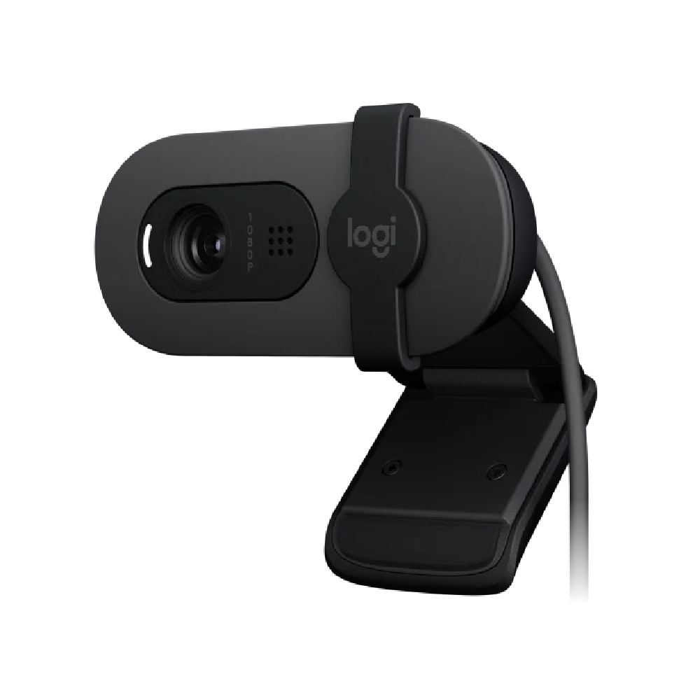 960-001586- Logitech cámara web Brio 100 FHD webcam color grafito 960-001586 - Imagen 1