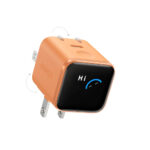 Anker Cargador USB-C Nano 45W Smart Display 180° Foldable Orange A121DJO1