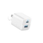 Cargador de Pared Anker 323 Charger 33W con USB-C y USB-A color blanco A2331J11-1