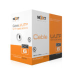 Nexxt Solutions Infrastructure Cable U/UTP Cat6, Calibre 24AWG color gris AB356NXT31