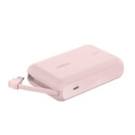 Belkin Banco de energía 10K con cable integrado batería portátil color rosado BPB021fqPK