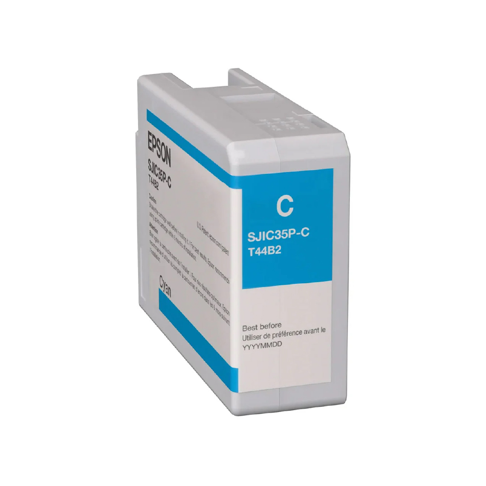 C13T44B220-100 Epson SJIC35P tinta cián para ColorWorks C6000 C13T44B220 - Imagen 1