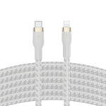 Belkin BoostCharge Cable USB-C con conector Lightning 3m color blanco CAA011bt3MWH