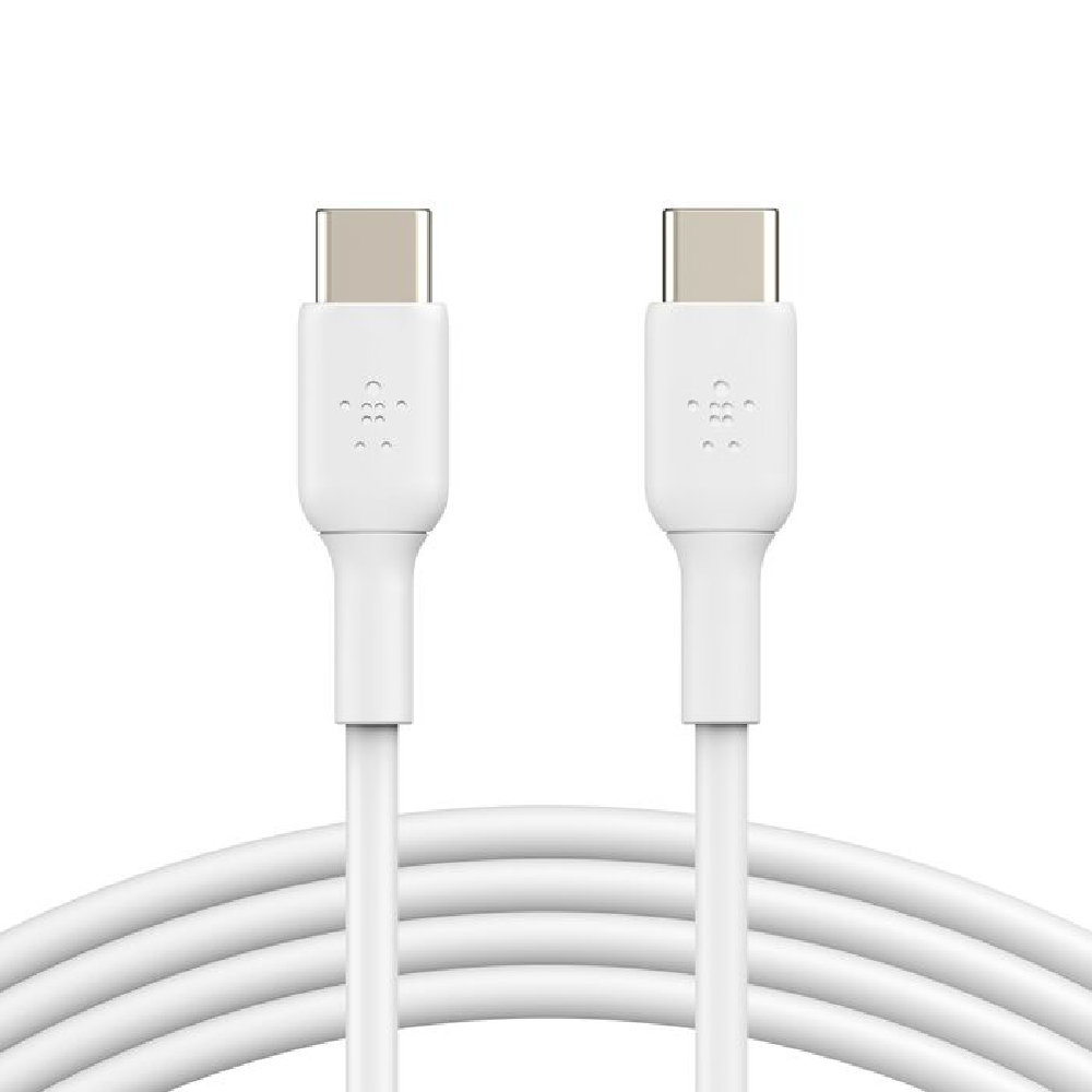 CAB003bt1MWH-1-1 Belkin BoostCharge Cable USB-C a USB-C (1 m / 3,3 pies, blanco) CAB003bt1MWH - Imagen 1