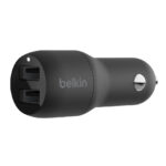 Belkin Adaptador de corriente para auto 24V 4.8A 2 salidas USB CCB001btBK