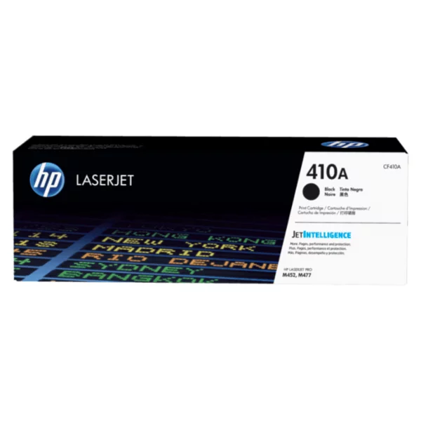 CF410A Cartucho de Tóner HP 410A Negro LaserJet Original SKU CF410A - Imagen 1