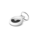 Belkin Soporte seguro para AirTag con llavero color blanco F8W973btWHT