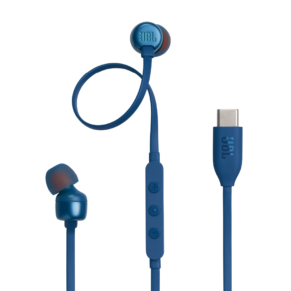 JBLT310CBLUAM JBL Tune audífonos 310C USB-C color azul JBLT310CBLUAM - Imagen 1