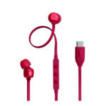 JBL TUNE audífonos 310C color rojo conectividad USB-C JBLT310CREDAM