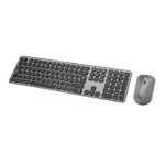 Klip Xtreme Linkey Duo Combo teclado y mouse inalámbrico color plata KBK-850