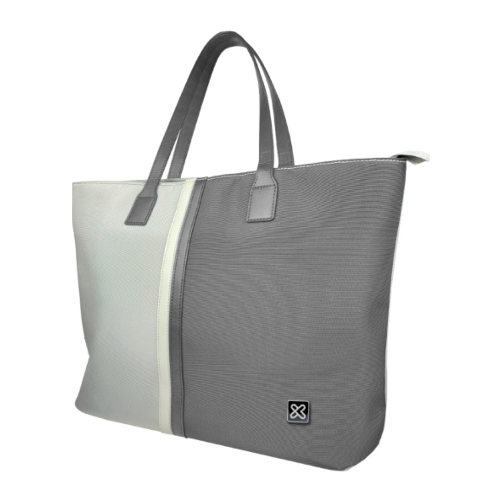 KLB-461GR-1-4 Klip Xtreme Bolso para damas gris-blanco KLB-461GR - Imagen 1