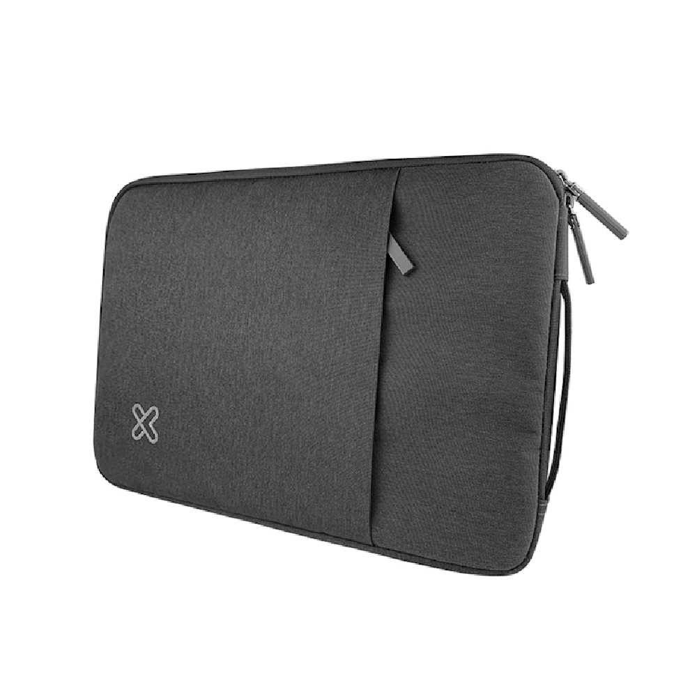 KNS-418GR-1-2 Klip Xtreme funda para laptop 14.1″ SquarePro color gris oscuro KNS-418GR - Imagen 1