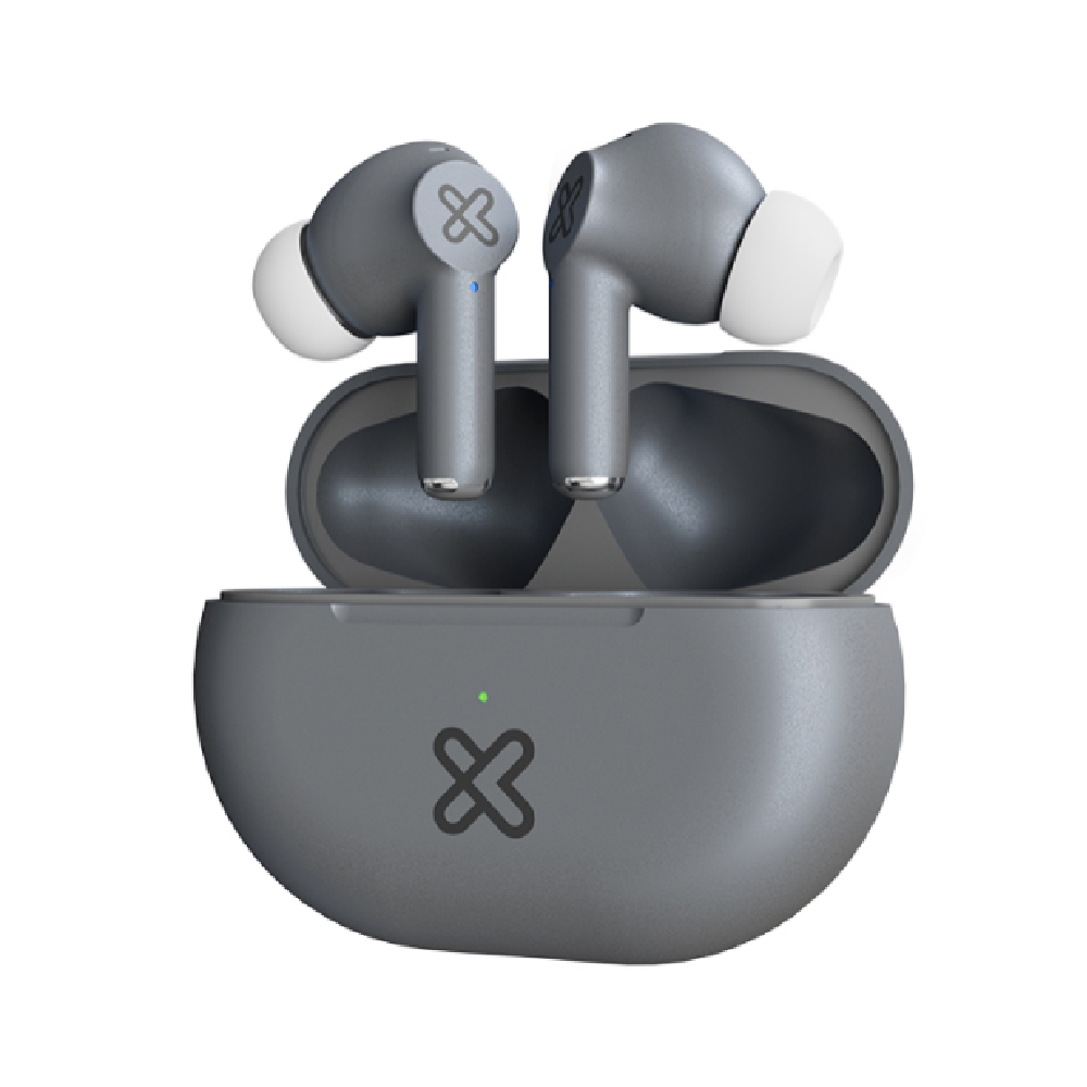 KTE-015GR-100 Klip Xtreme Buds-Fi audífonos true wireless color gris KTE-015GR - Imagen 1