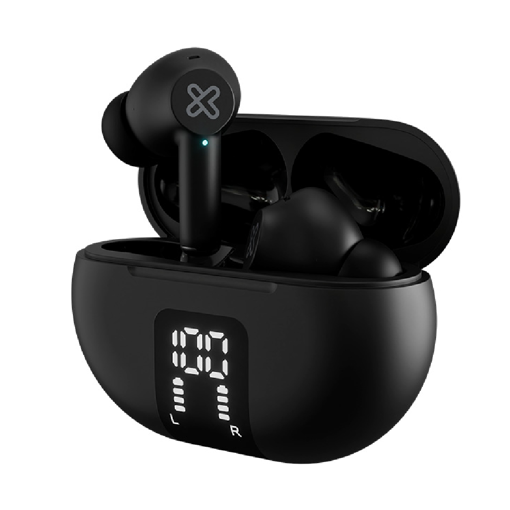 KTE-755BK Klip Xtreme EdgeBuds con cancelación activa de ruido color negro KTE-755BK - Imagen 1
