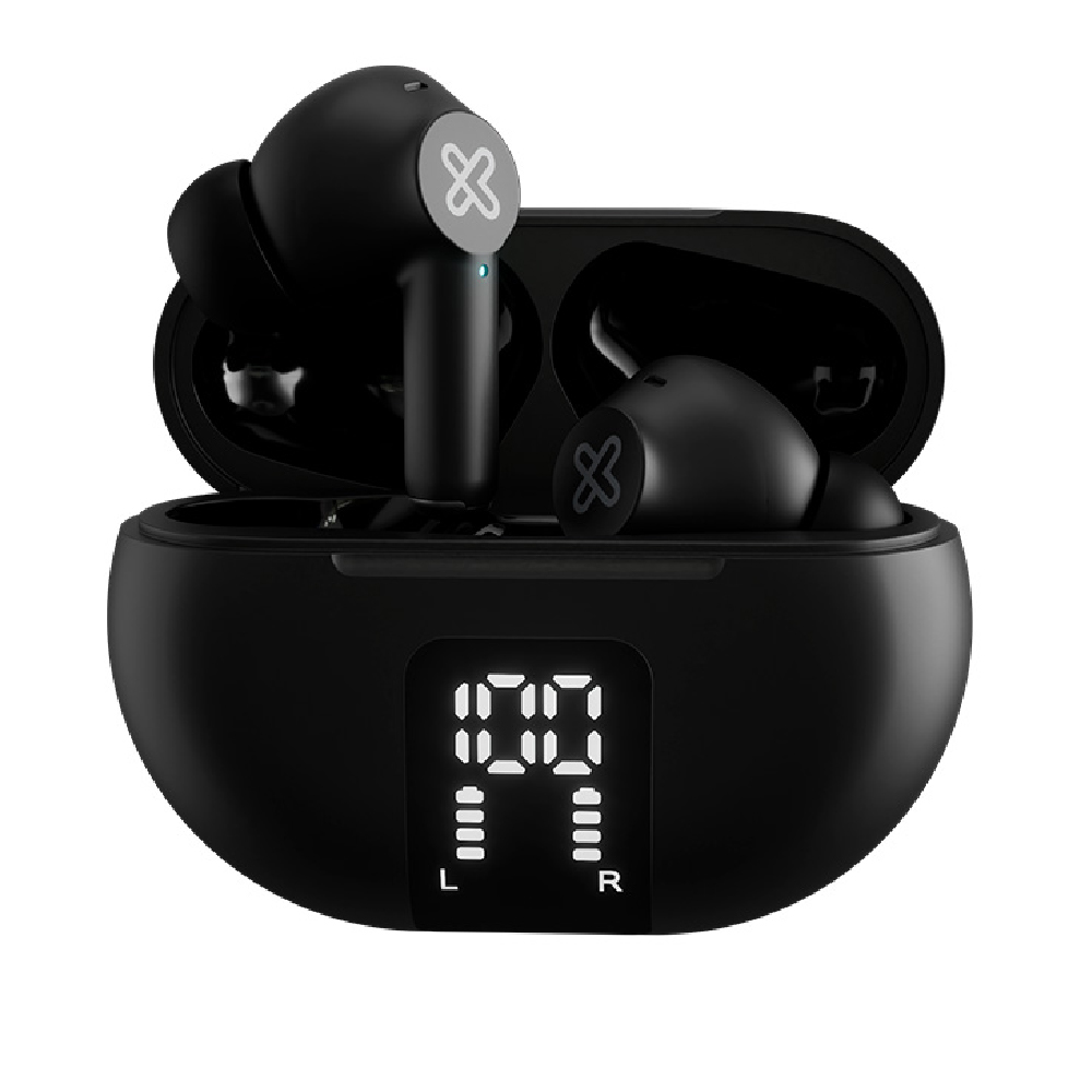 KTE-755GR Klip Xtreme audífonos EdgeBuds inalámbricos color negro KTE-755GR - Imagen 1