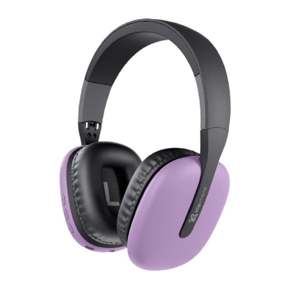 KWH-010PR-1 Klip Xtreme ZoundTune audífonos color gris bluetooth color morado KWH-010PR - Imagen 1