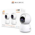 Nexxt Solutions Home Smart Wi-Fi PTZ cámara de segridad de interiores paq. de 2 U NHC-IP11 2PK