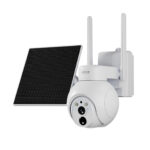 Nexxt Solutions Cámara de Seguridad Solar Inteligente 4G-LTE PTZ Exterior 2K 4MP y Visión Nocturna NHC-OP40SL