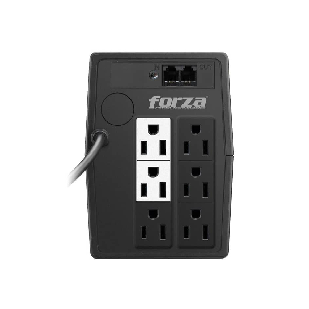 NT-1011- Forza UPS interactiva 1000VA/500W, 6 slds, RJ11, torre comp-120V NT-1011 - Imagen 1