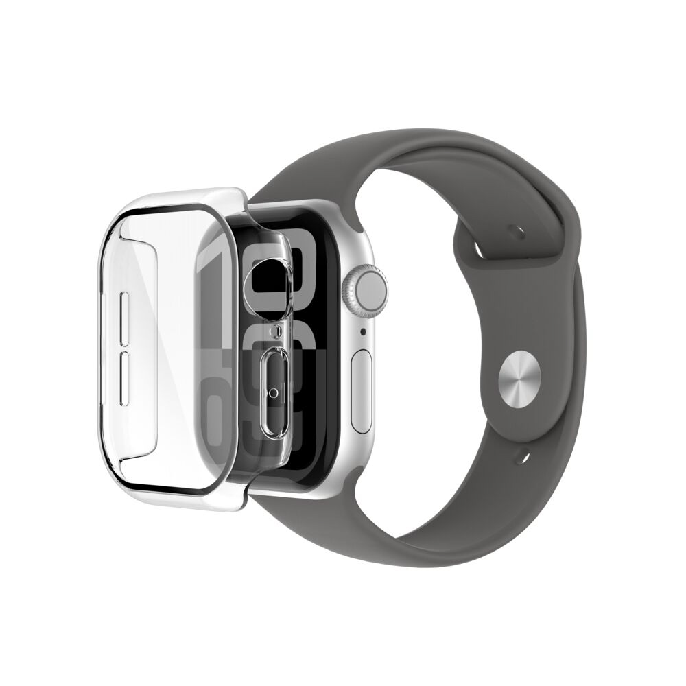OWA002fqCL-1 Belkin Protector de pantalla TemperedCurve 2 en 1 para Apple Watch Series 10 (42 mm/transparente) OWA002fqCL - Imagen 1