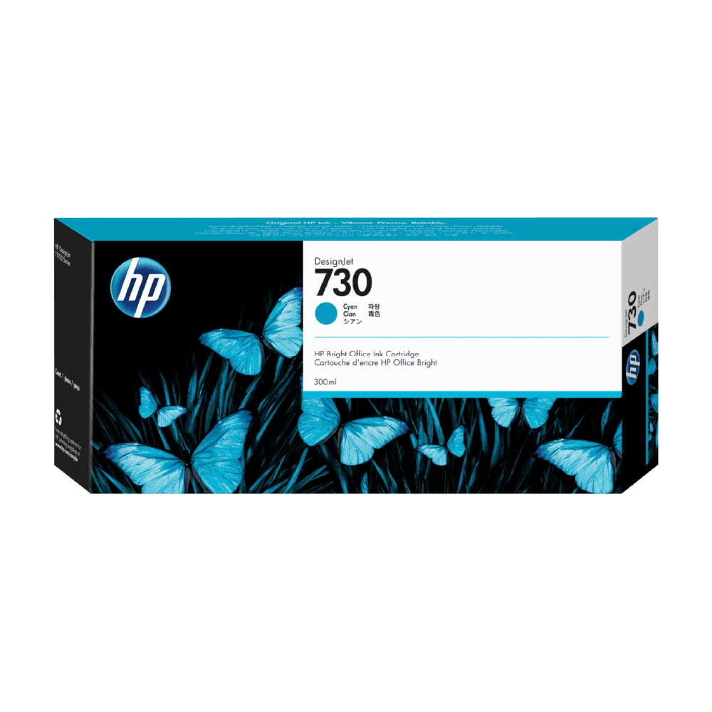 P2V68A-1 HP 730 tinta color cián 300ml P2V68A - Imagen 1