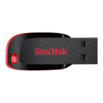 SanDisk Cruzer Blade memoria USB 128GB color negro con rojo SDCZ50-128G-B35