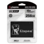 Kingston KC600 – Disco en estado sólido, con cifrado, de 256GB SKC600/256G