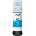 Epson Botella de Tinta 504 Cian T504220-AL