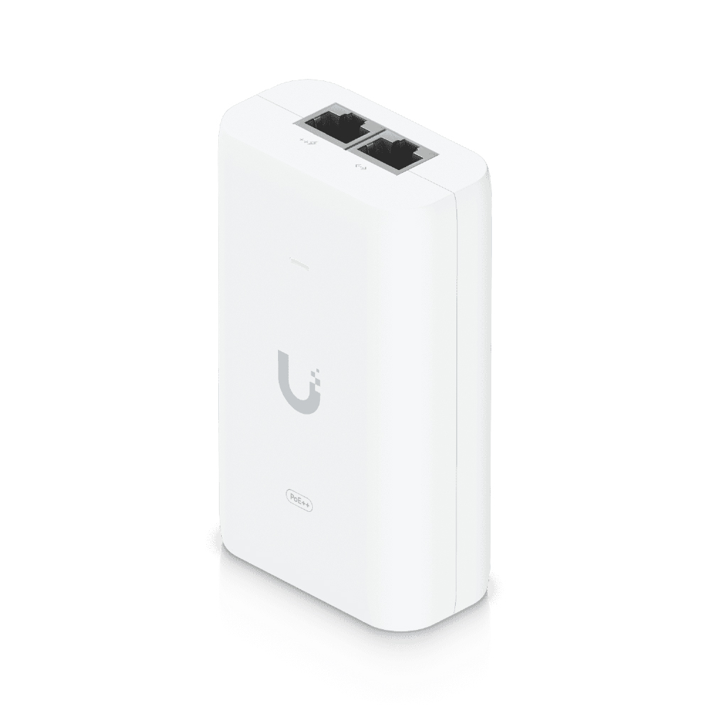 U-PoE-2 Ubiquiti Adaptador PoE++ 60W Gigabit Ethernet y Protección Contra Sobretensiones U-PoE++ - Imagen 1