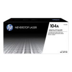 HP 104A Negro Tambor de creación de imágenes láser original para Neverstop W1104A