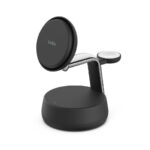 Belkin Base de carga magnética 3 en 1 con Qi2 de 25 W, color carbón WIZ040ttCH