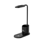Xtech Lámpara LED de escritorio con portalápices y base de carga inalámbrica XTA-701