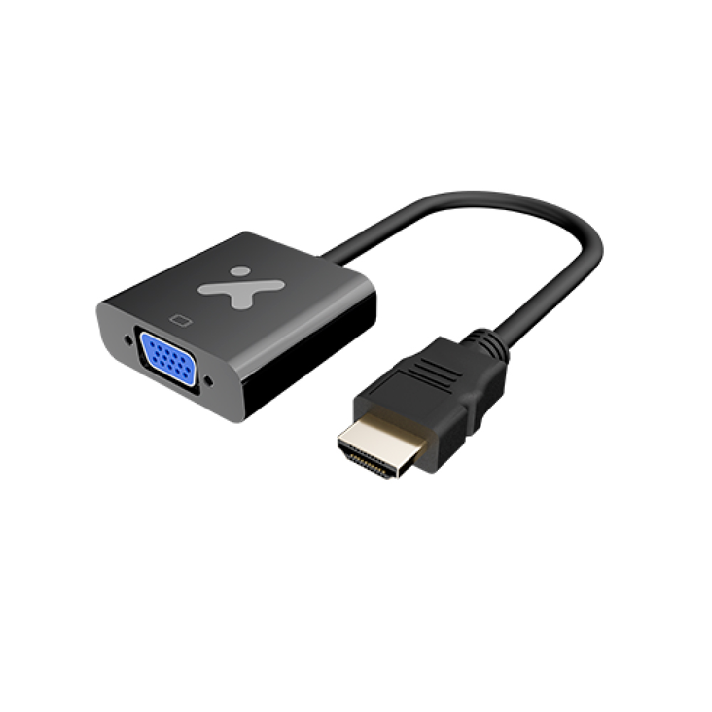 XTC-384-3 Xtech Adaptador de video HDMI macho a VGA hembra XTC-384 - Imagen 1