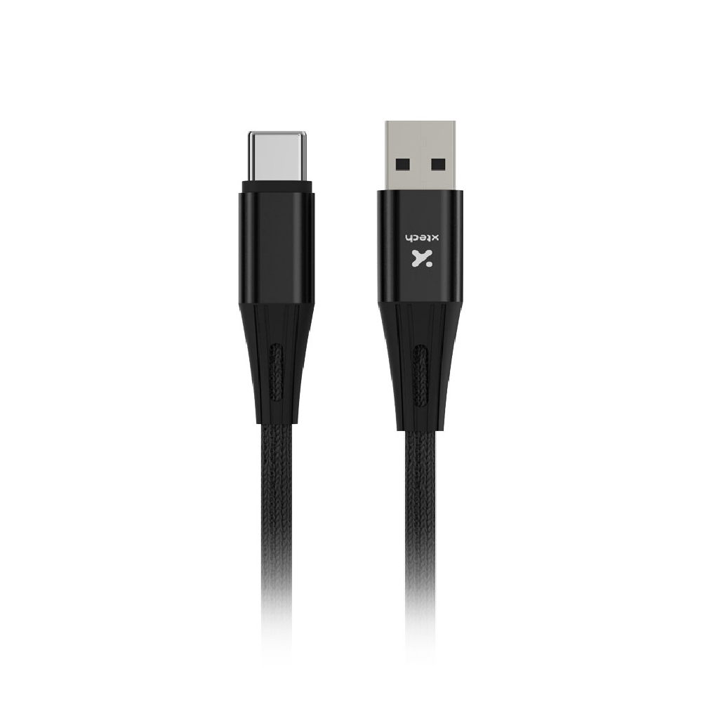 XTC-512-4 Xtech Cable trenzado USB-C macho a USB-A macho 2.0 XTC-512 - Imagen 1