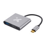 Xtech Adaptador multipuerto USB tipo C 3 en 1 XTC-566