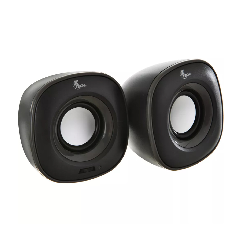 XTS-115BK-100 Xtech Spekter | Parlantes estéreo multimedia de 2.0 canales USB y 3,5mm negro XTS-115BK - Imagen 1