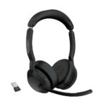 Jabra Evolve2 55 Link380a UC Stereo Headset Inalámbrico Profesional 25599-989-999