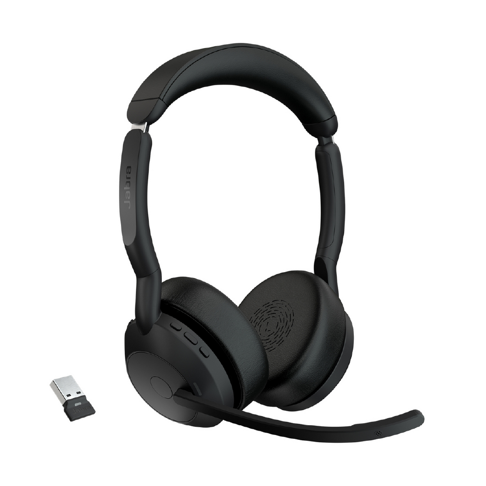 25599-989-999 Jabra Evolve2 55 Link380a UC Stereo Headset Inalámbrico Profesional 25599-989-999 - Imagen 1